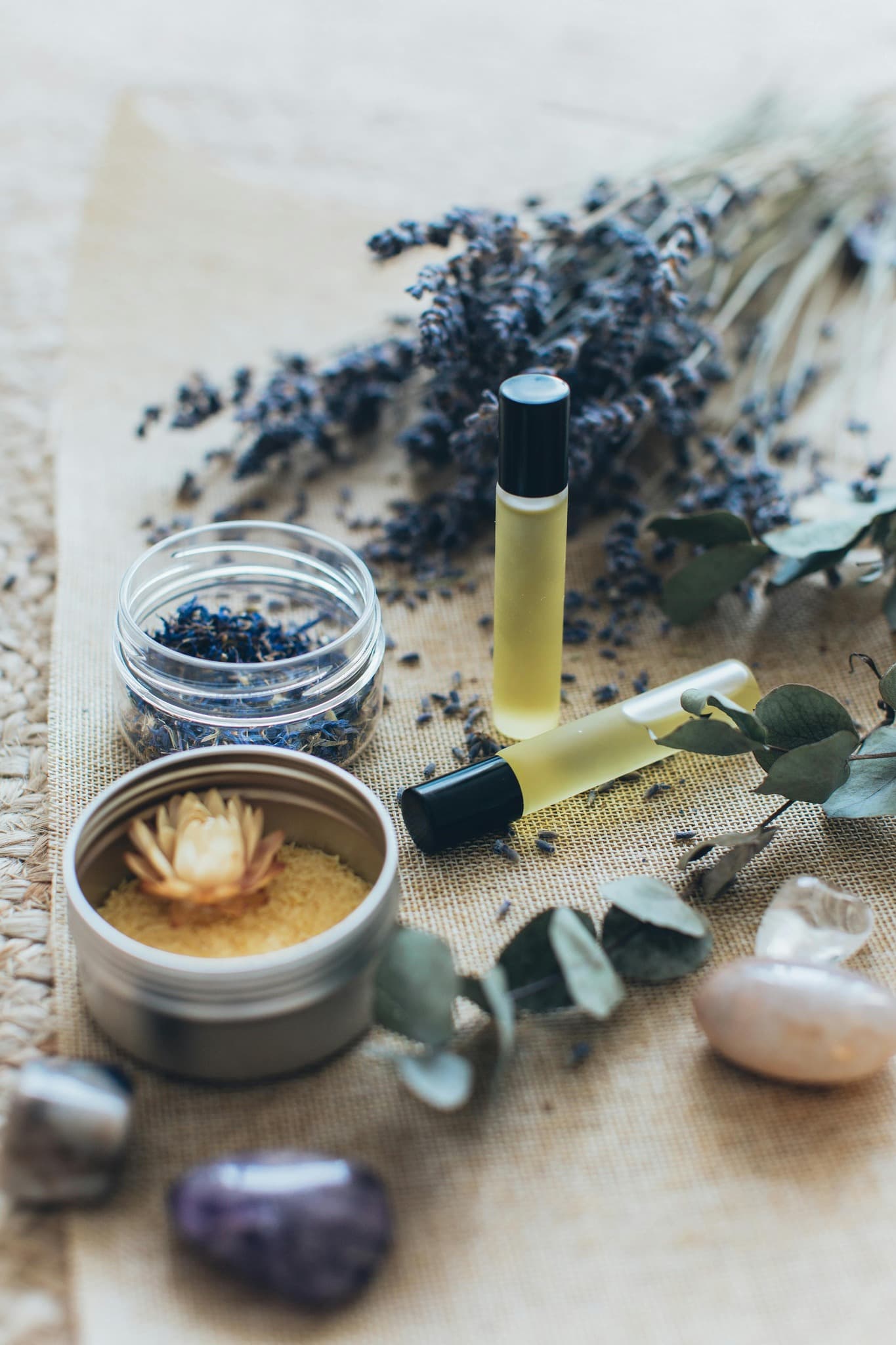 Aromatherapy workshop in progress